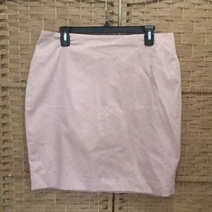 Knee-Length Light Pink Skirt